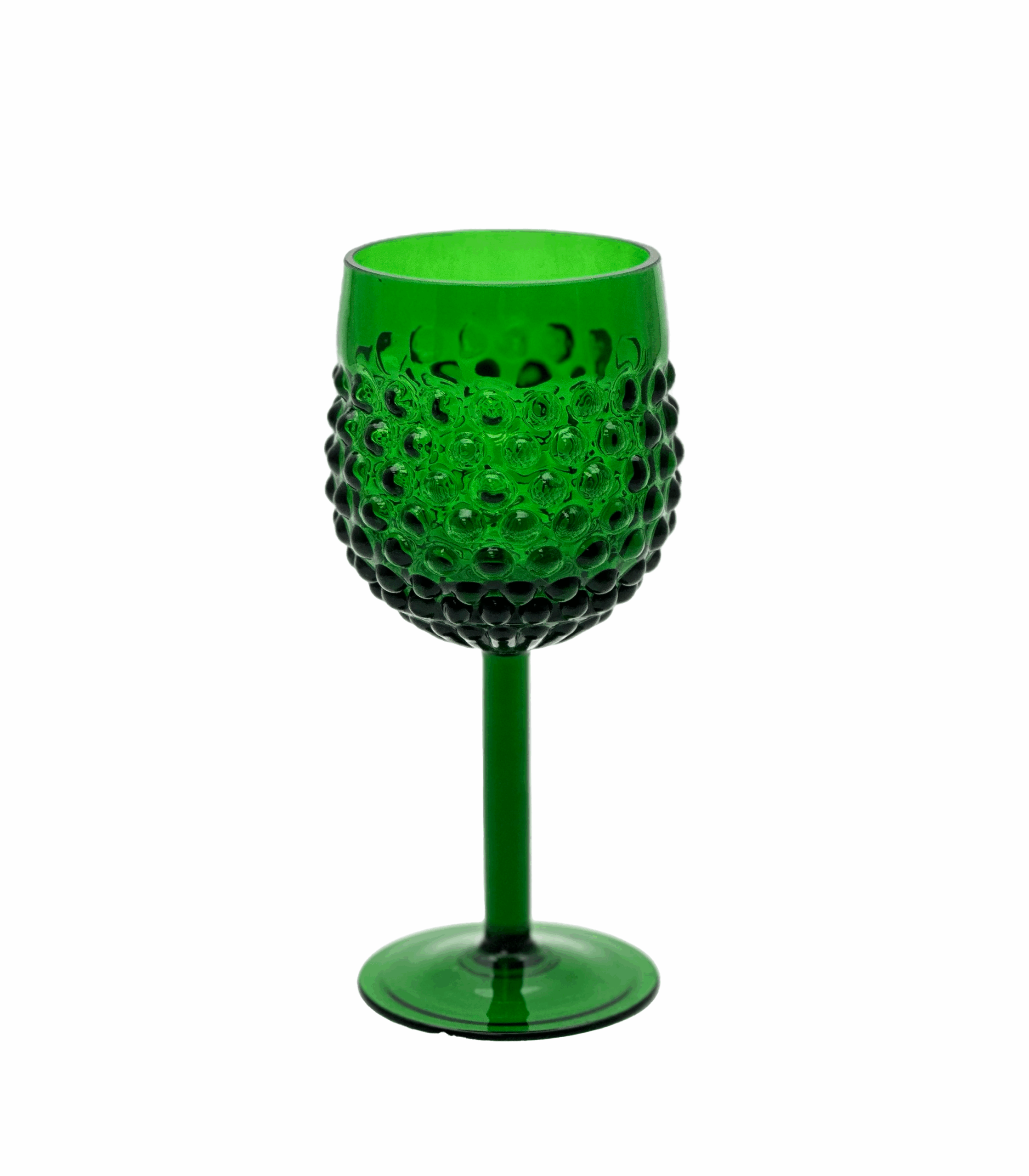 Sklenice na víno kolekce hobnail ananas tmavě zelená Sklenice na víno kolekce hobnail ananas tmavě zelená