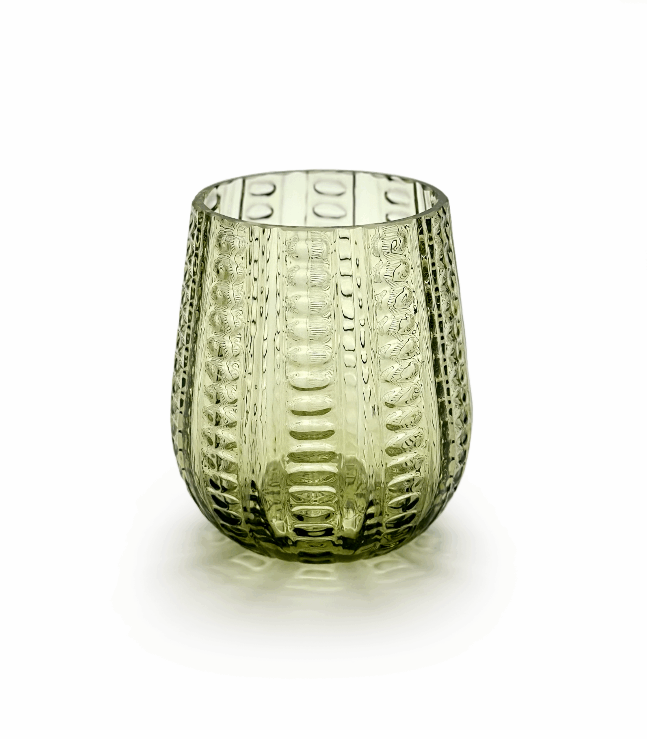 Sklenice s optikou lesní zelená Sklenice s optikou lesní zelená