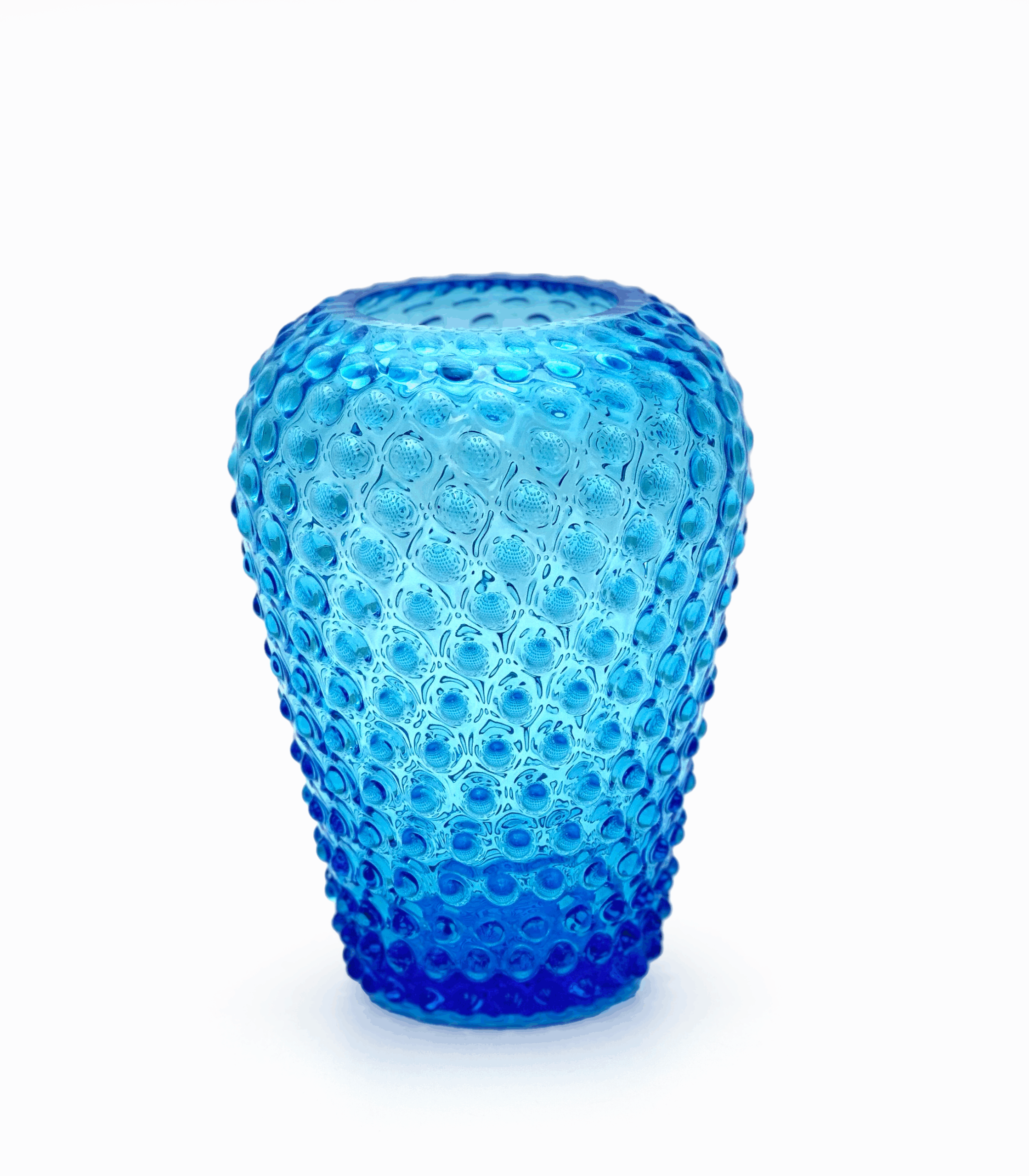 Vázaza ananas hobnail II.jakost akvamarín Vázaza ananas hobnail II.jakost akvamarín