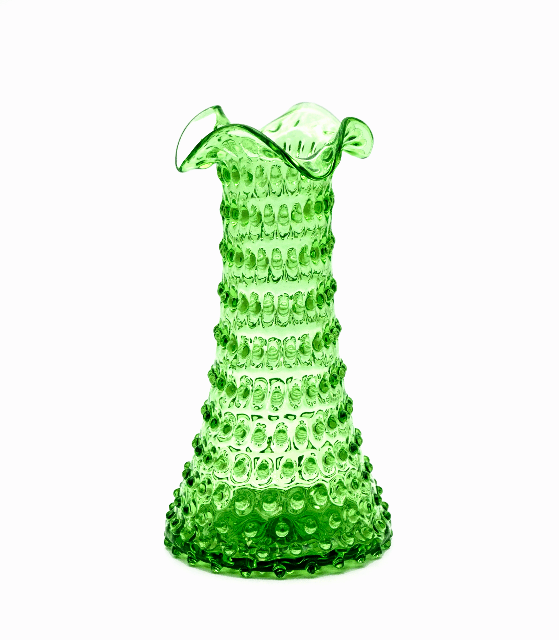 Kolekce ananas váza hobnail světle zelená Kolekce ananas váza hobnail světle zelená