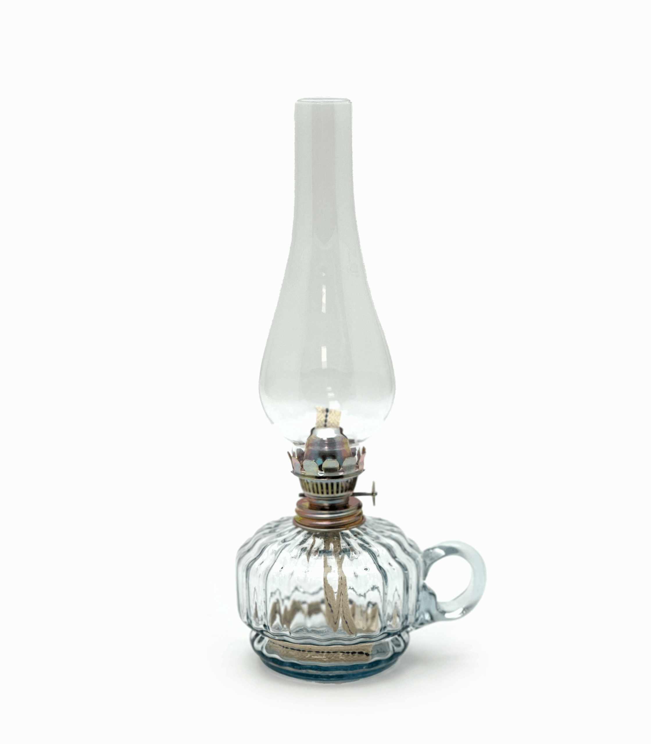 Petrolejová lampa Monika s ouškem světlý kouř Petrolejová lampa Monika s ouškem světlý kouř