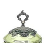 Dóza – sklo s cín Art Nouveau - Obrázek 3