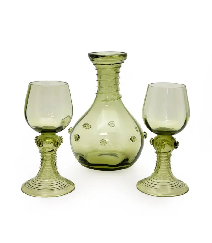 Dárková souprava na víno zdobená