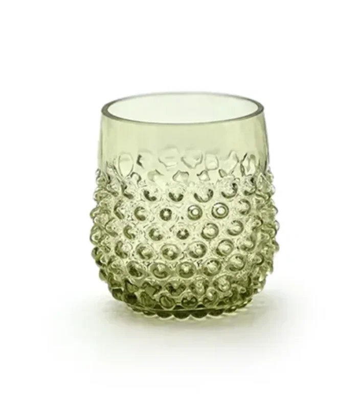Sklenice 0,2l - Hobnail - Ananas - lesní zelená