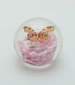 Těžítko s motýlem - paperweight - Obrázek 2