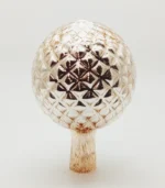 Koule na plot - stříbřená