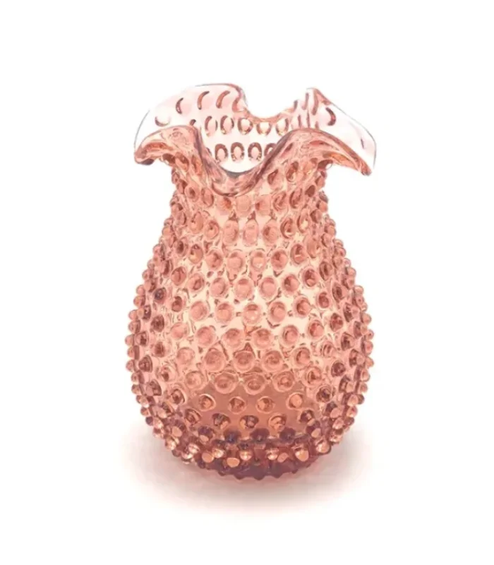Váza 18cm – Hobnail – Ananas – měděná