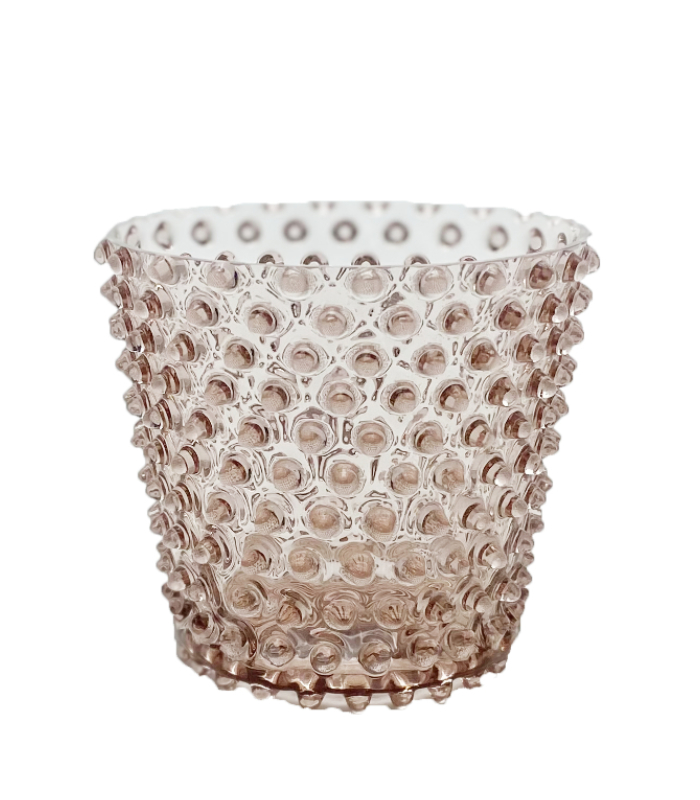 Váza, Svícen, Květináč, Mísa 16cm - Hobnail - Ananas – fialka ametyst